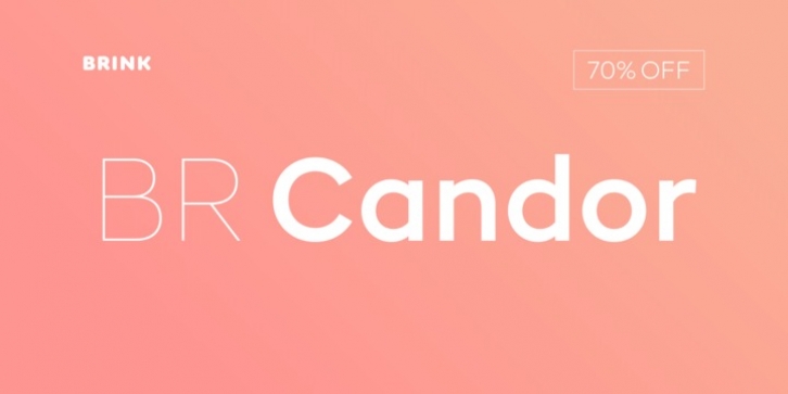 BR Candor font preview