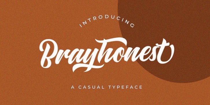 Brayhonest font preview