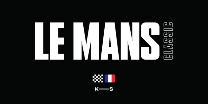 Le Mans Classic font preview
