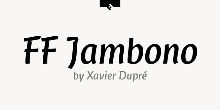 FF Jambono font preview