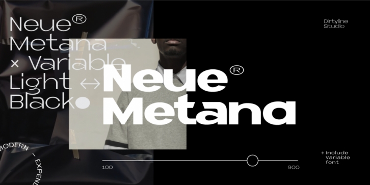 Neue Metana font preview