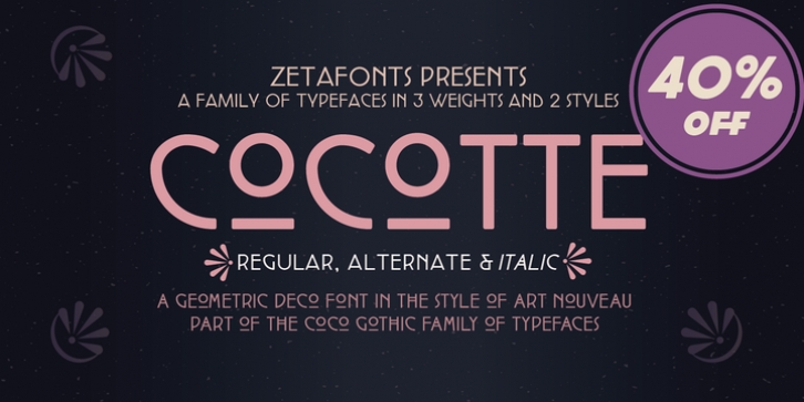 Cocotte font preview