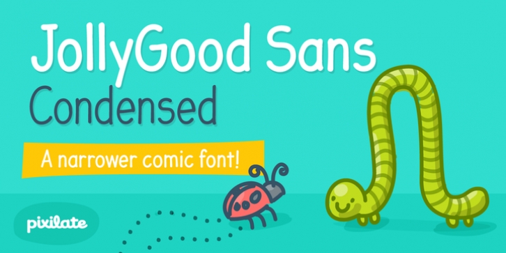 JollyGood Sans Condensed font preview