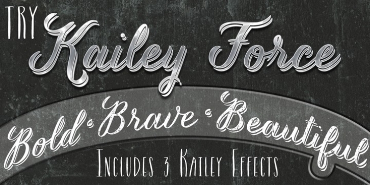 Kailey Force font preview