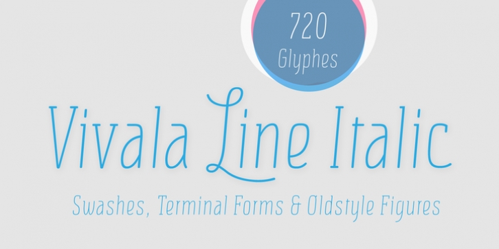 Vivala Line font preview