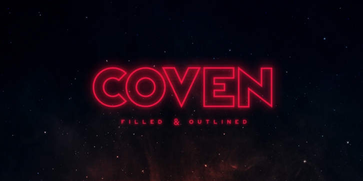 Coven font preview
