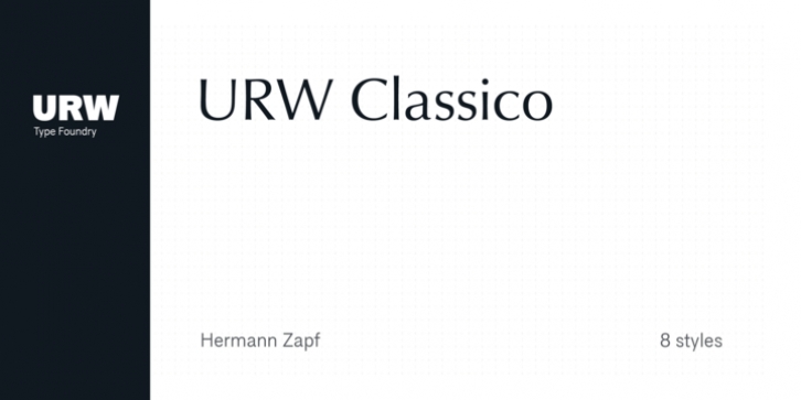 URW Classico font preview
