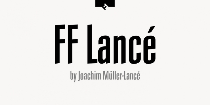 FF Lancé font preview