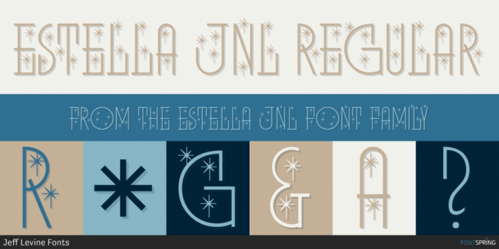 Estella JNL font preview