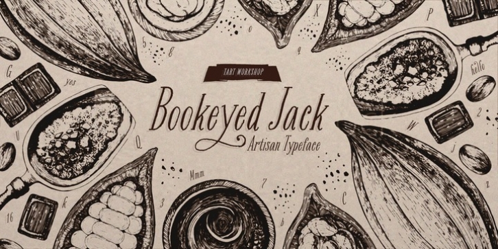 Bookeyed Jack font preview