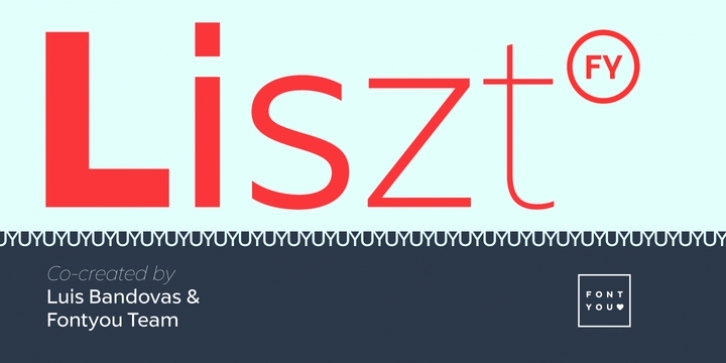 Liszt FY font preview