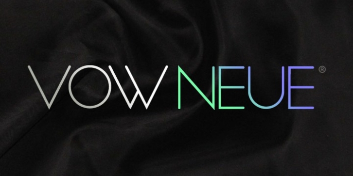 Vow Neue font preview