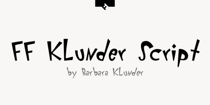 FF Klunder Script font preview