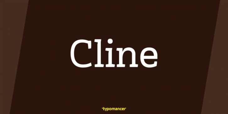 Cline font preview