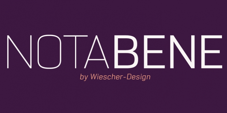 NotaBene font preview