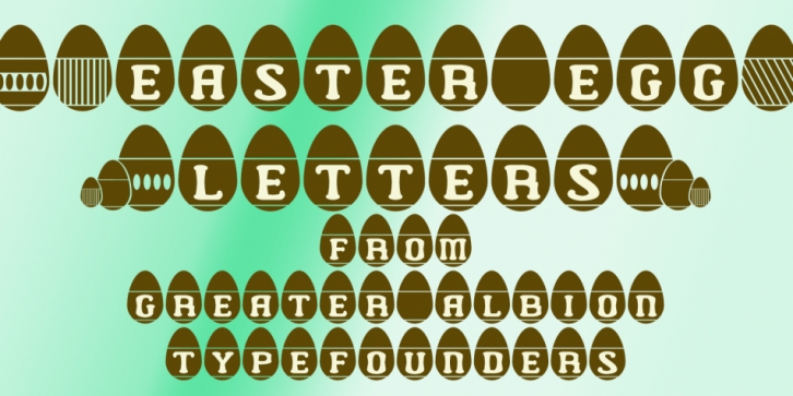 Easter Egg Letters font preview