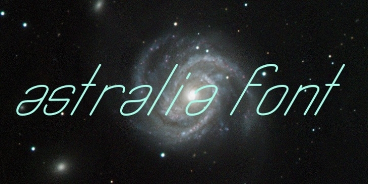 Astralia font preview