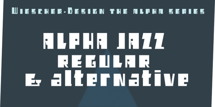 Alpha Jazz font preview