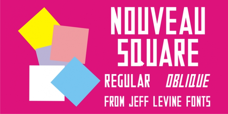 Nouveau Square JNL font preview