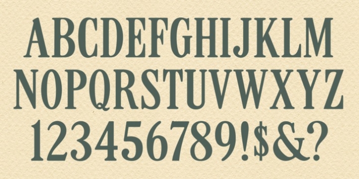 MPI Roman Condensed font preview