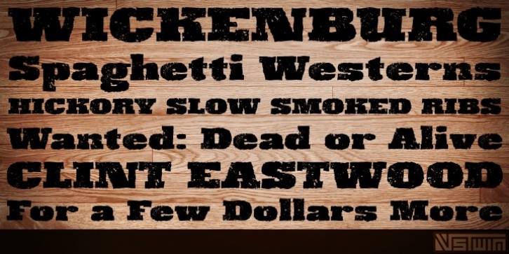 Wickenburg font preview