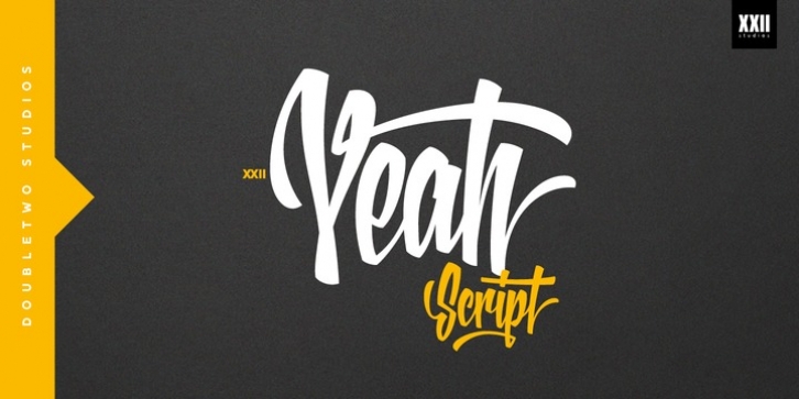 XXII YeahScript font preview