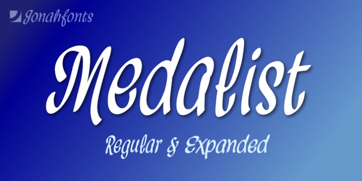 Medalist font preview