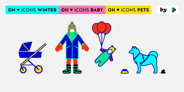 Oh Icons font preview