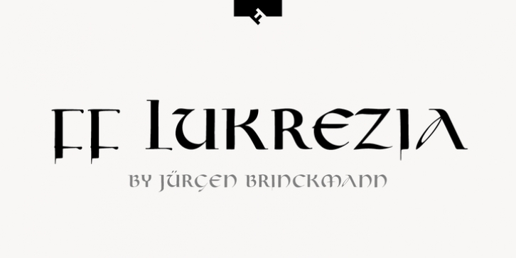 FF Lukrezia font preview