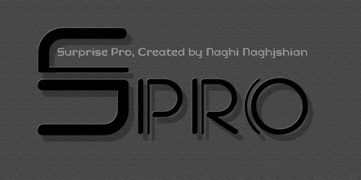 Surprise Pro font preview