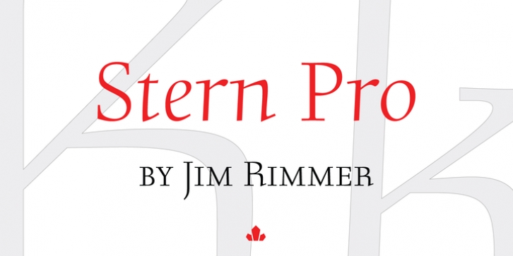 Stern Pro font preview