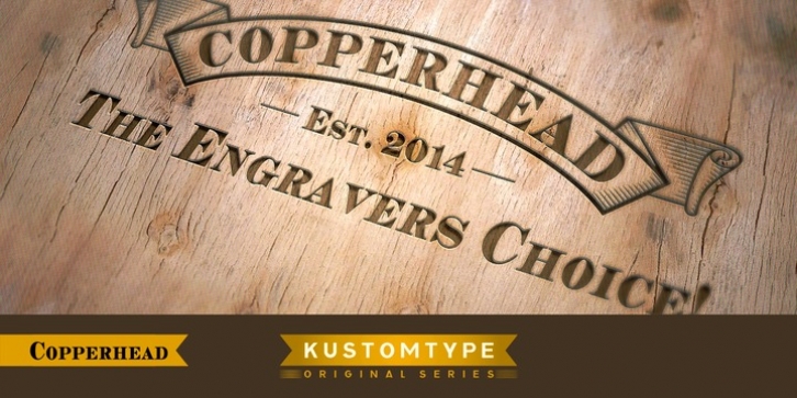 Copperhead font preview