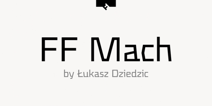 FF Mach font preview