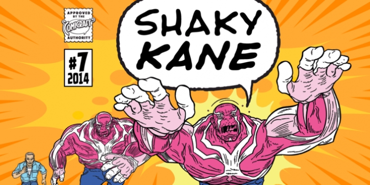 Shaky Kane font preview