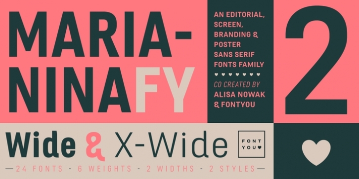 Marianina Extended FY font preview