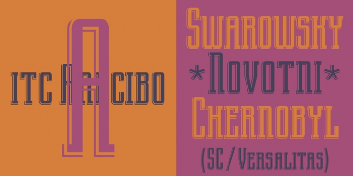 ITC Arecibo font preview