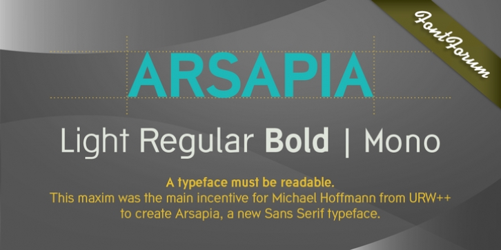 Arsapia font preview