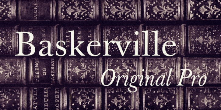 Baskerville Original Pro font preview