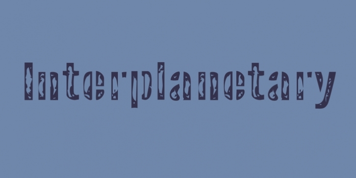 Interplanetary Crap font preview