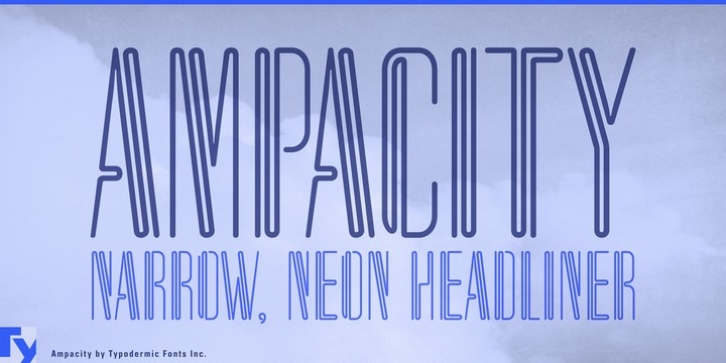Ampacity font preview