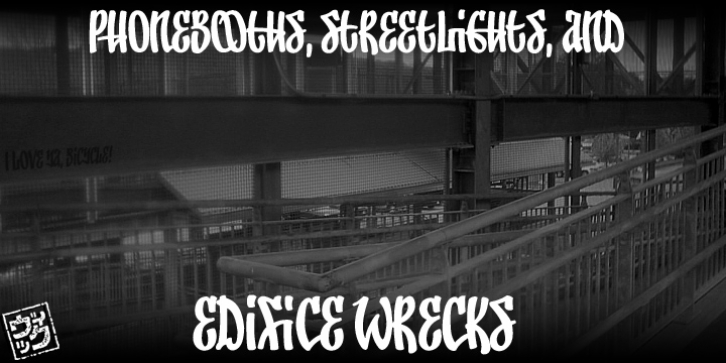 Edifice Wrecks font preview