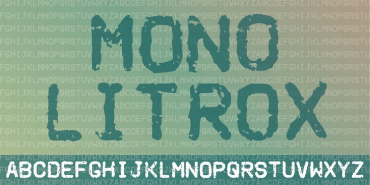Mono Litrox font preview
