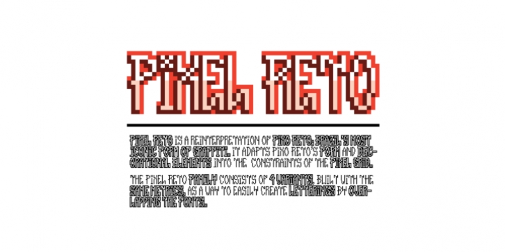 Pixel Reto font preview