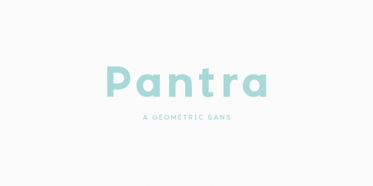 Pantra font preview
