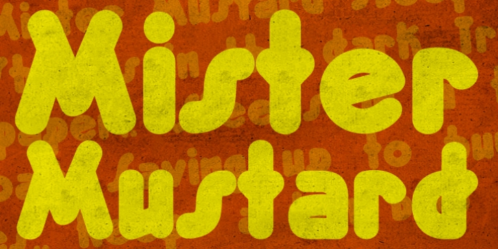 Mister Mustard font preview