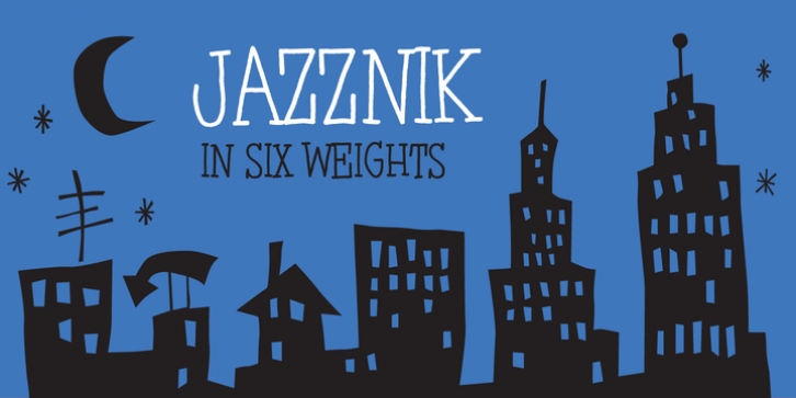 Jazznik font preview