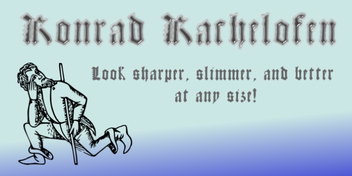 Konrad Kachelofen font preview