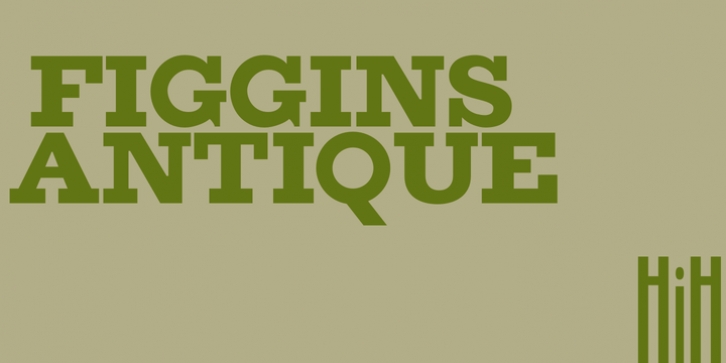 Figgins Antique font preview