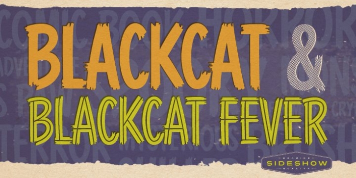 Blackcat Fever font preview