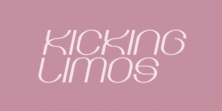 Kicking Limos font preview